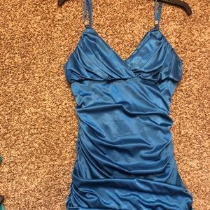 Dark blue party dress
